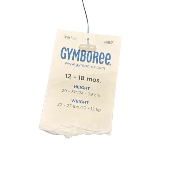 NEW GYMBOREE Blue Striped Football Rugby Sweater Full Zip Hooded Orange Boys 18m - Picture 7 of 8